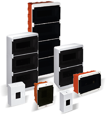 Cajas Plásticas para módulos DIN